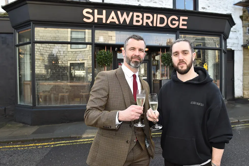 Malcolm Ireland and Carlo Graziani of Shawbridge internal